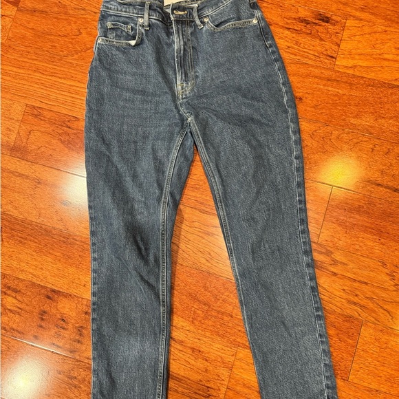 Everlane original cheeky jeans straight leg size 26 organic cotton - Picture 3 of 7